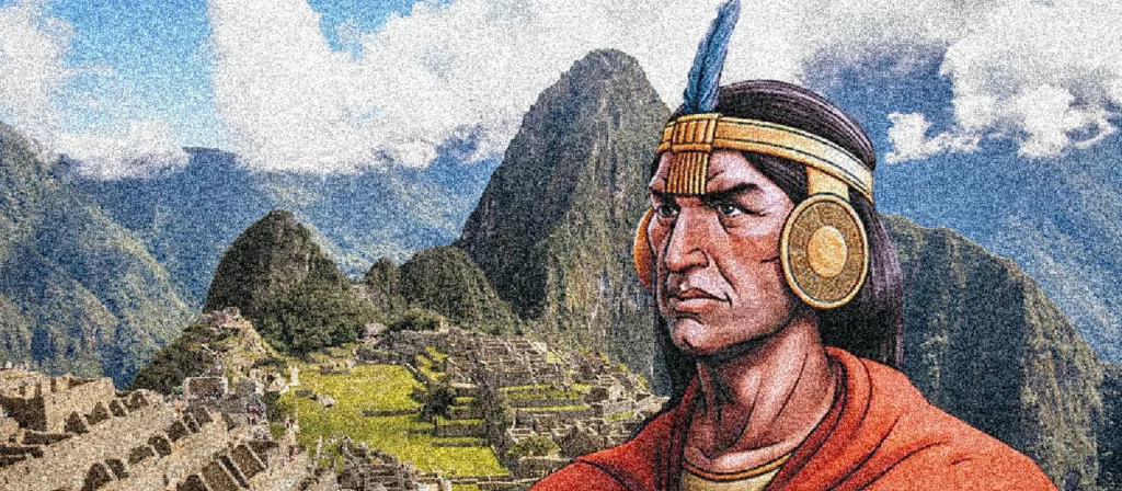 pachacutec en machu picchu pachacutec en machu picchu
