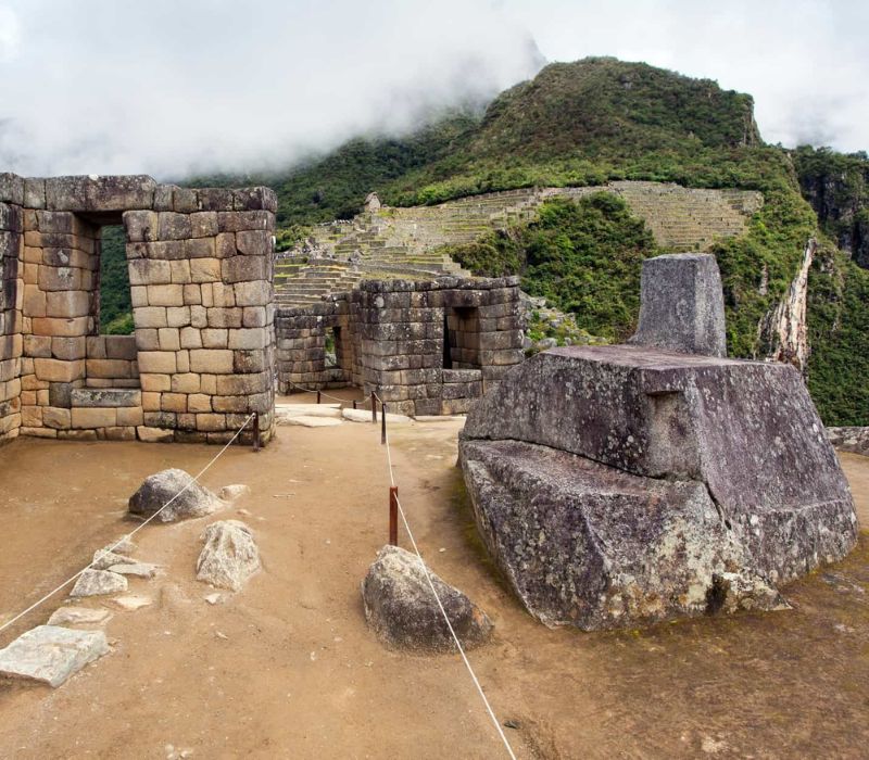 Intihuatana en Machu Picchu