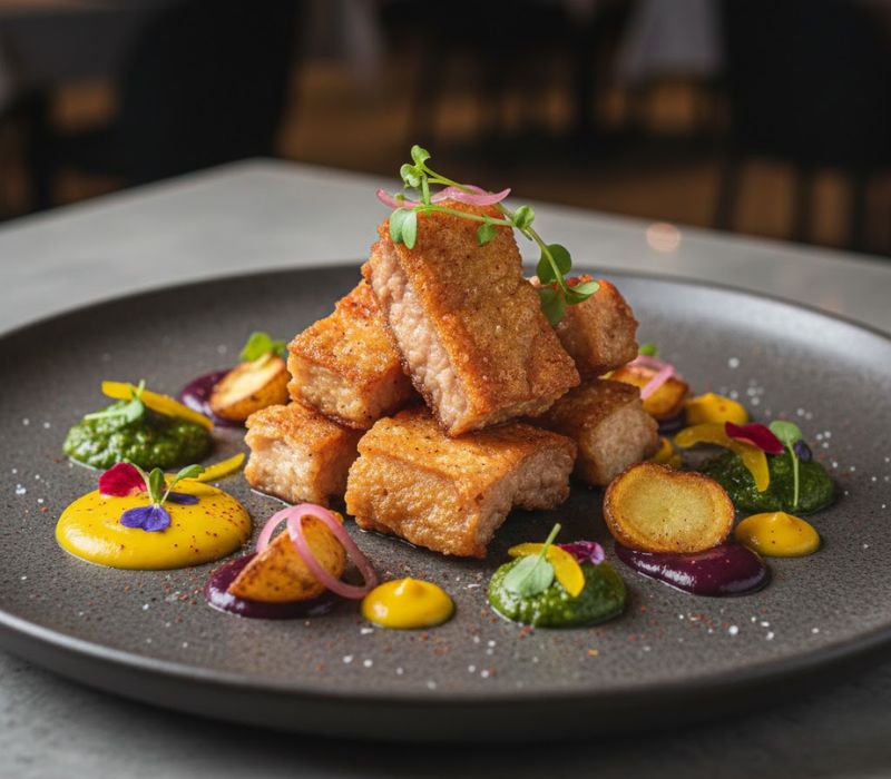 Chicharrón de alpaca